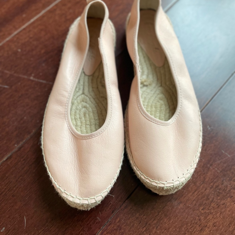 Free people pink espadrilles flats